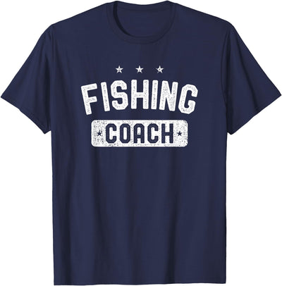 Fishing Coach Vintage Fishing T-Shirt