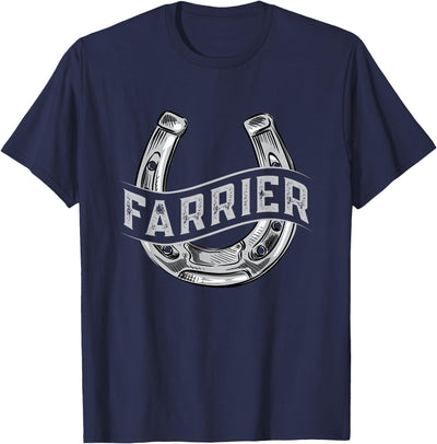 Farrier Gifts & Horse Shoer Hoof Trimming Apparel Blacksmith Horseshoe Horse Fitting T-Shirt