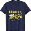 Happy Bee Day Birthday Party Matching Family Gifts Brother Bee Cute Beekeeping Birthday Party Matching Family T-Shirt - Navy