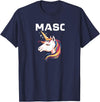 Mens Bear Gay Masc Man LGBTQ Bear Cub Masculine Mens Gay Unicorn Gay Masc Man Bear Cub Masculine Gay Pride T-Shirt - Navy Blue