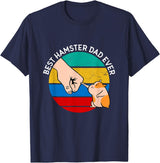 Best Hamster Dad Ever T-Shirt - Navy Blue