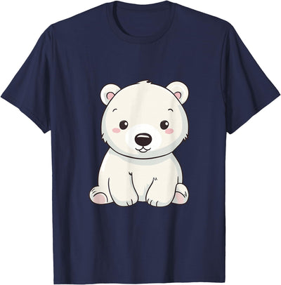 Polar Bears Shirts Cute Kawaii Polar Bears Lovers Gifts, White Bears T-Shirt