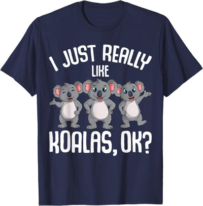 I Just Really Like Koalas Koala Bear Girls Boys Kids T-Shirt