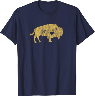 Cow I Love Buffaloes Golden Buffalo Bison Lover Gift Ideas T-Shirt