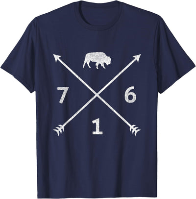 Buffalo Souvenirs Bflo Wny Code Buffalo New York 716 Area T-Shirt