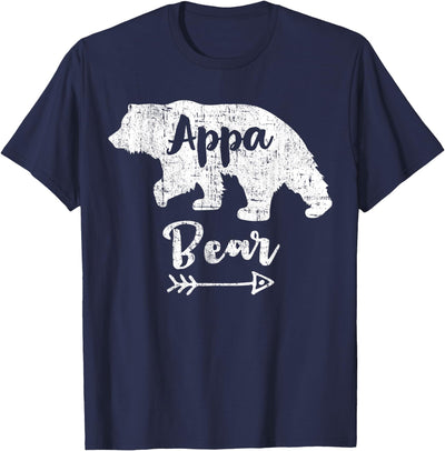 Mens Funny Appa Bear Father's Day T-Shirt