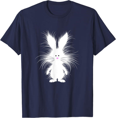 Frazzled Fluffy Bunny Silhouette T-Shirt
