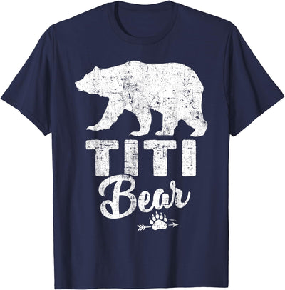 Mens Funny Titi Bear Father's Day T-Shirt