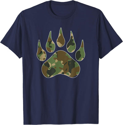 Camo Bear Claw Camouflage for Men Women T-Shirt