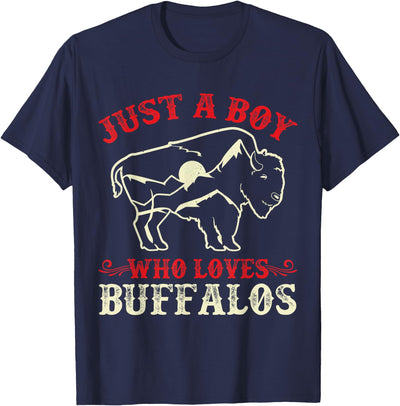 Cow Cute Bison Buffalo Lover Kids Toddler T-Shirt