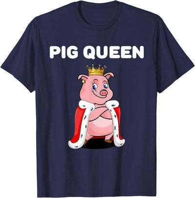Pig Queen | Girls Pig | Womens Pig T-Shirt