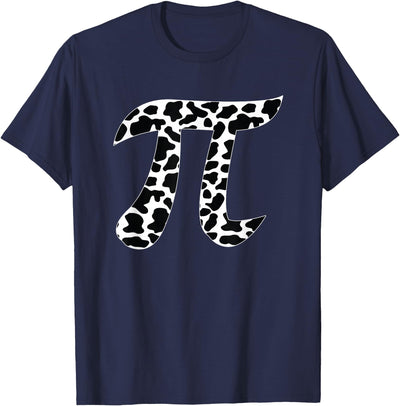 Cow Pattern Pi Day Symbol Cowpie Math Lover T-Shirt