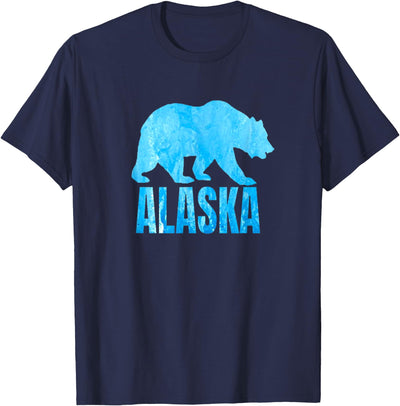 Wild Animal Alaska State Animal Polar Bear Ice Souvenir T-Shirt