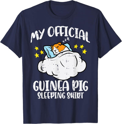 My Official Guinea Pig Sleeping Cavy Women Kids Men T-Shirt