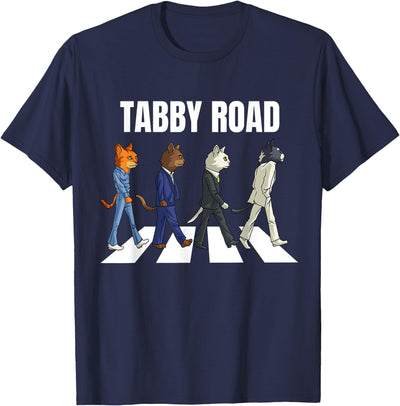 Catheads Club Tabby Road Cats the Musical Abby Kitty Cool Cat T-Shirt