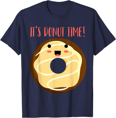 Green Cow Land It's Donut Time Doughnut Funny T-Shirt