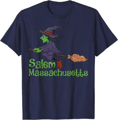 Salem Massachusetts Witch Halloween Gifts Funny Witch of Salem Massachusetts Halloween T-Shirt