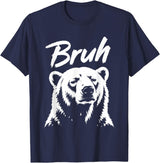 Bruh Polar Bear Meme Face T-Shirt