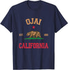 Ojai California CA Designs Ojai California T-Shirt - Navy Blue