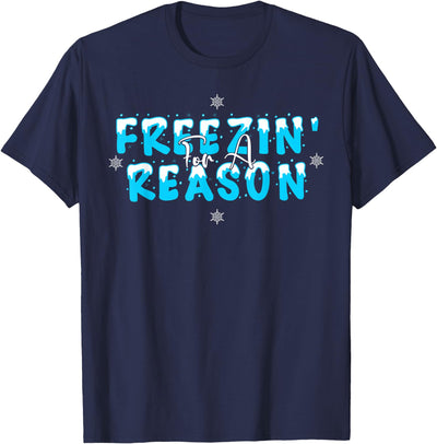Polar Bear Plunge Ice Swimming Co Polar Bear Plunge 2022 Costume Ice Swimming Freezin Reason T-Shirt