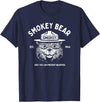 Giant Step Design Co. Vintage Smokey Bear Logo Only You Can Prevent Wildfires T-Shirt - Navy Blue