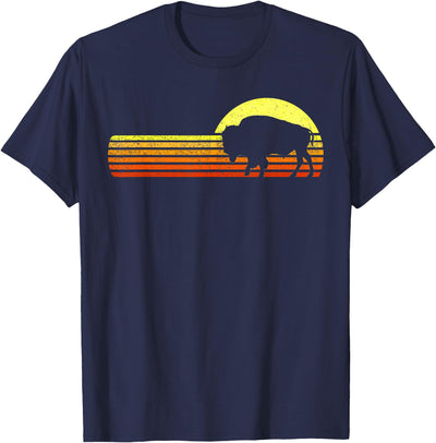 Tribal America Native American Bison Buffalo Bull Western T-Shirt