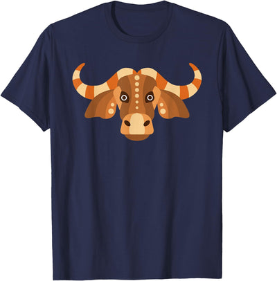 Cow Water Buffalo Cartoon Illustration Boys or Girls T-Shirt