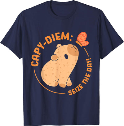 Capy Diem: Take advantage of the day Capybara's water pig Capybara T-Shirt