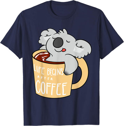 Koala Bear - Gift for Koala and Coffee Lovers T-Shirt