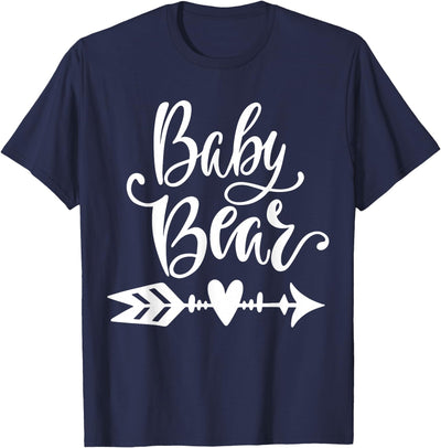 Funny Mama Bear Family Matching Gifts Clothing DJ Baby Bear T-Shirt
