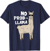 Funny Llama Gift Llama Lover Accessories & Stuff Funny Llama Design For Men Women Kids Llama Alpaca Animal T-Shirt - Navy Blue