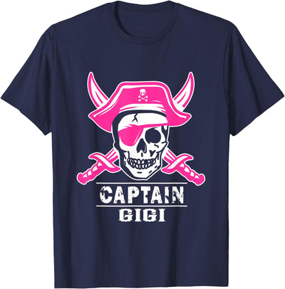 Pirate Gigi Captain Funny Pirate Shirts Captain Gigi shirt Pirate Halloween