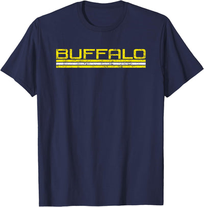 Cow Buffalo New York Retro Vintage Weathered Throwback 2 T-Shirt