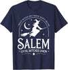 Salem Witch Halloween Apparel Salem Local Witches Union 1692 Witch Halloween Costume T-Shirt - Navy Blue