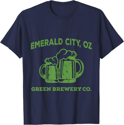 Wizard of Oz Tees Wizard of Oz Emerald City Brewery Costume Men Women T-Shirt