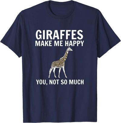 Giraffen machen mich glücklich du nicht so sehr Giraffe Lovers T-Shirt