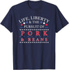 Official Get Hopped Apparel Funny Pork and Beans Shirt - Novelty Gift T-Shirt - Navy Blue