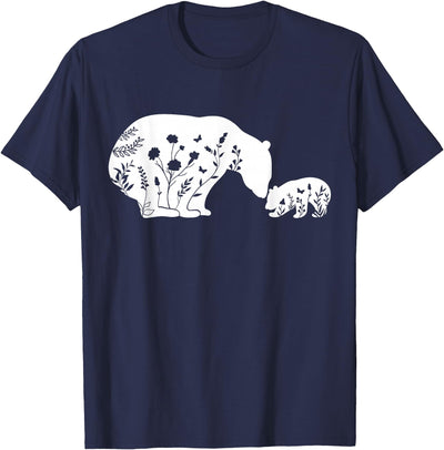 Funny Mama Bear Family Matching Gifts Clothing DJ T-Shirt