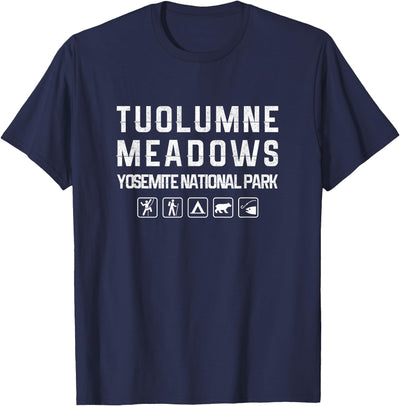 Tuolumne Meadows Yosemite Outdoor Icons T-Shirt