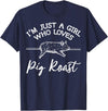 Cool Pig Roast Humor Quote Merch Pig Roast Apparel - Top Funny Roasts Lover Design T-Shirt - Navy Blue