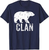 Bear Clan Founding Fathers Clothing Apparel Bear Clan Native American Pride Founding Fathers Tribe T-Shirt - Navy Blue