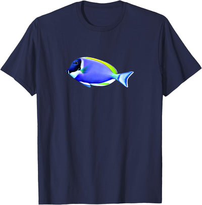 Powder Blue Tang Saltwater Reef Aquarium Tank Top