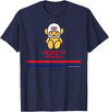 Hesketh Racing Logo World Champion Team Stripes Mascot Retro T-Shirt - Navy Blue