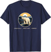 Polar Bear Shirts & Gifts Churchill Manitoba Canada Polar Bear Arctic T-Shirt - Navy Blue