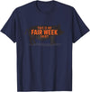 County Fair and Livestock Apparel Co. Das ist mein Fair Week Shirt State and County Animal Hog Pig T-Shirt - Navy Blue