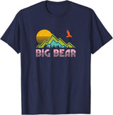 "Big Bear" Retro Sunset Mountain T-Shirt
