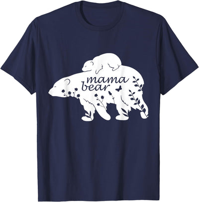 Funny Mama Bear Family Matching Gifts Clothing T-Shirt