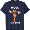 themed giraffe gifts Funny Giraffe Lover Quote Animals I Love Giraffes Gifts T-Shirt - Navy Blue