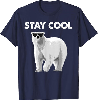 Polar Bear Gift Polar Bear Accessories & Stuff Cool Polar Bear Design for Men Women Kids Polar Bear Lover T-Shirt