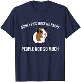 Guinea Pig Accessories & Gifts Funny Guinea Pig Tshirt Gift | Guinea Pig Tee T-Shirt - Navy Blue